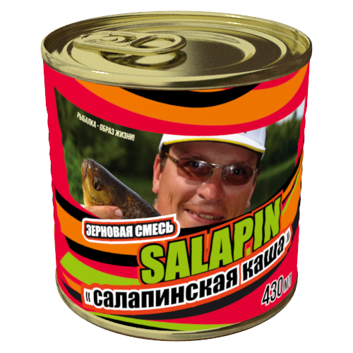 Зерновой микс GREENFISHING Салапинская каша 0.43л Зерновой микс GREENFISHING Салапинская каша 0.43л