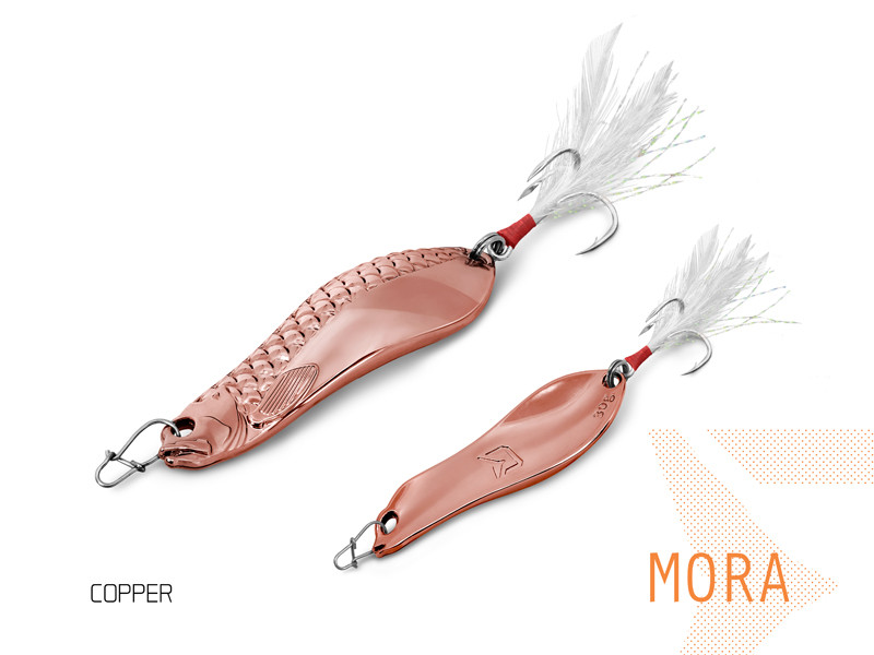 Блесна колеблющаяся DELPHIN MORA Hook №4 / 7.3cm / 30g - COPPER Блесна колеблющаяся DELPHIN MORA Hook №4 / 7.3cm / 30g - COPPER