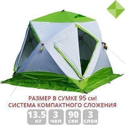 Палатка "ЛОТОС Куб 3 Компакт Термо" Палатка "ЛОТОС Куб 3 Компакт Термо"