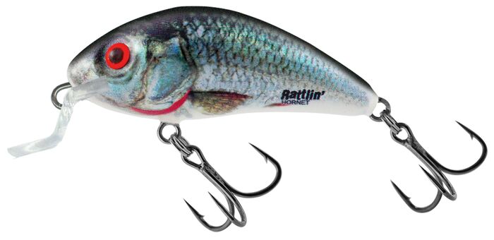 Воблер плавающий Salmo HORNET RUTTLIN F 04.5/HRD Воблер плавающий Salmo HORNET RUTTLIN F 04.5/HRD
