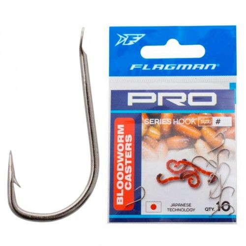 Крючки Flagman Bloodworm Caster Pro 10шт №18