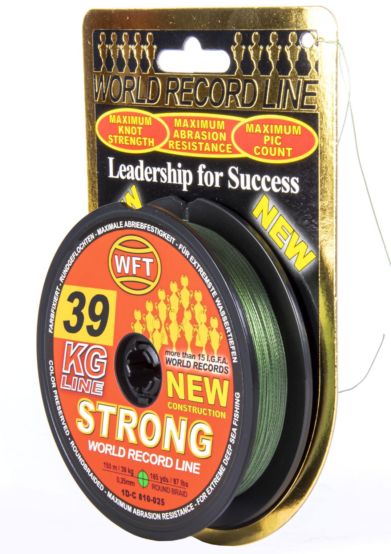 Леска плетёная WFT KG STRONG Green 150/025 Леска плетёная WFT KG STRONG Green 150/025