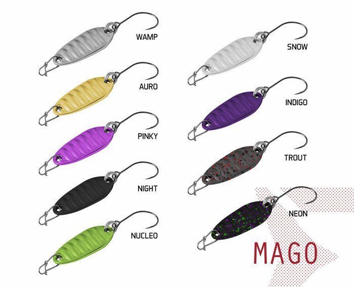 Блесна колеблющаяся Delphin MAGO Spoon / 2,0g - INDIGO. Фото N3 Блесна колеблющаяся Delphin MAGO Spoon / 2,0g - INDIGO. Фото N3