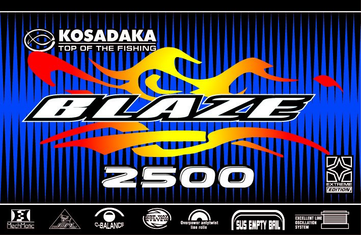 Катушка Kosadaka Blaze 750. Фото N2 Катушка Kosadaka Blaze 750. Фото N2