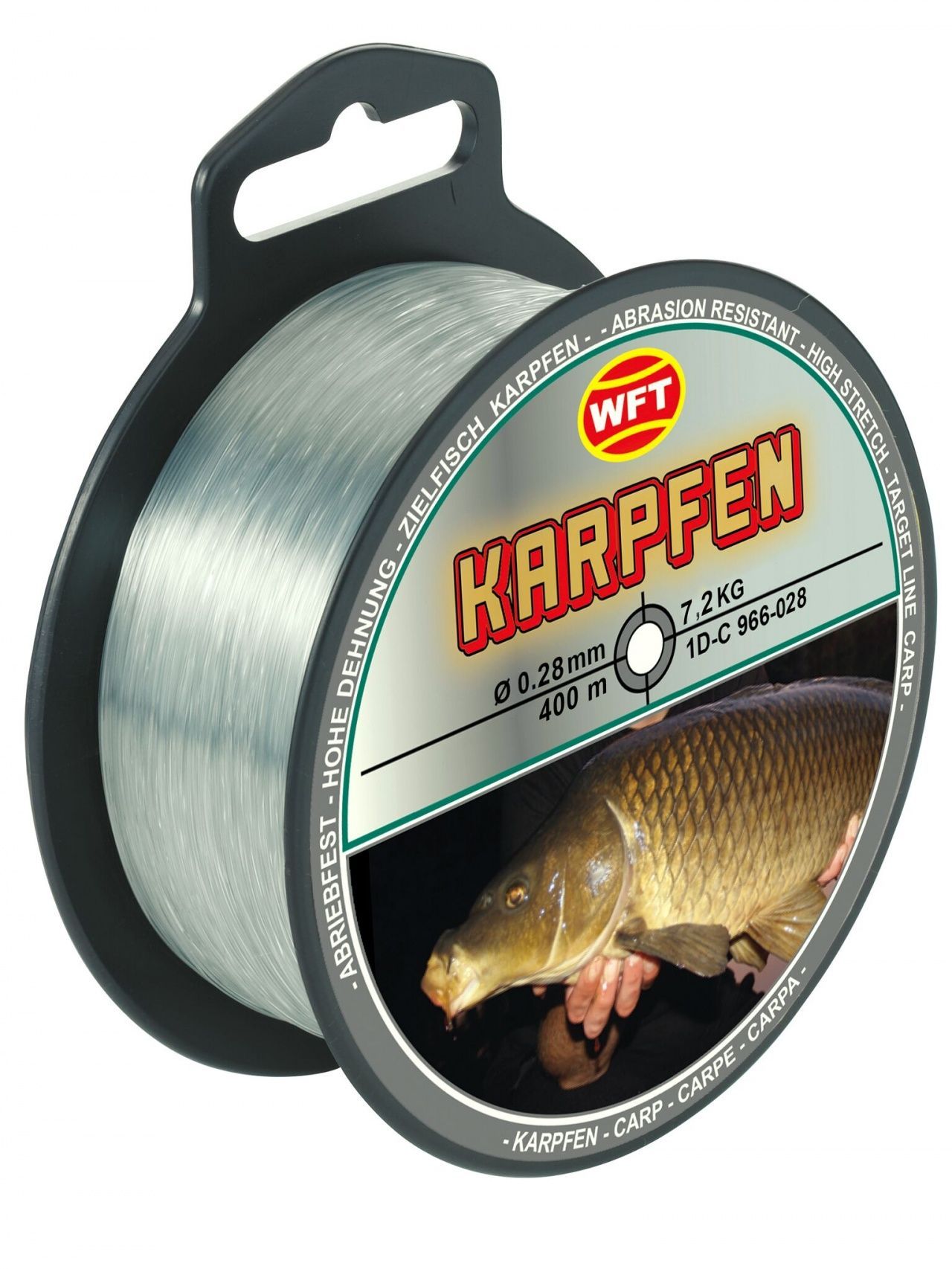 Леска монофильная WFT Zielfisch KARPFEN (КАРП) 400/028 Леска монофильная WFT Zielfisch KARPFEN (КАРП) 400/028