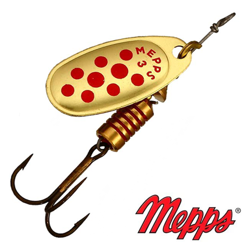 Блесна Mepps COMET DECOREE OR points rouge №3 6,5гр. Блесна Mepps COMET DECOREE OR points rouge №3 6,5гр.