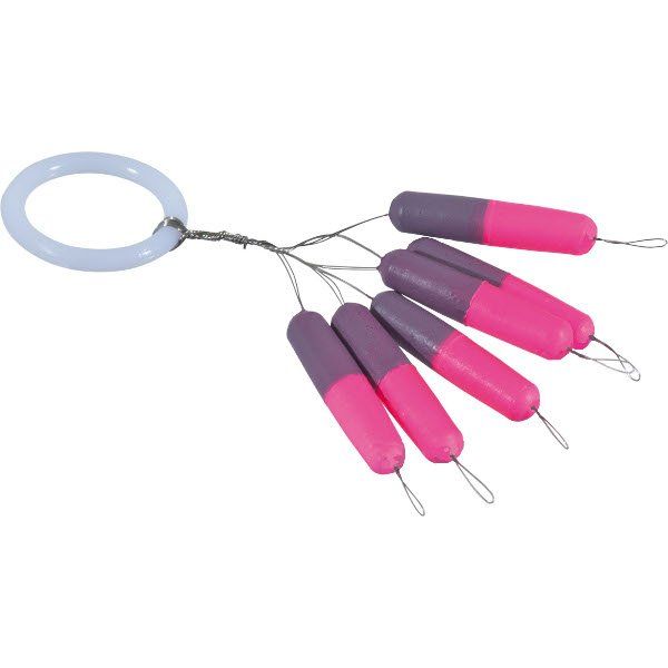 Цилиндр плавающий IRON TROUT Zylinder Pilot Stick  S / 3 x 12mm 6шт. Pink/Grey