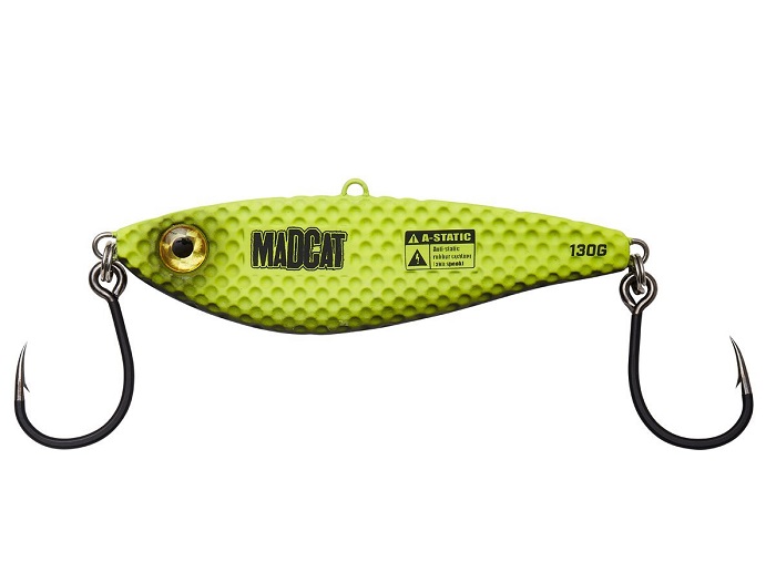 Блесна вертикальная MADCAT® A-STATIC VIBRATIX - FLUO YELLOW UV - 12cm - 110g Блесна вертикальная MADCAT® A-STATIC VIBRATIX - FLUO YELLOW UV - 12cm - 110g