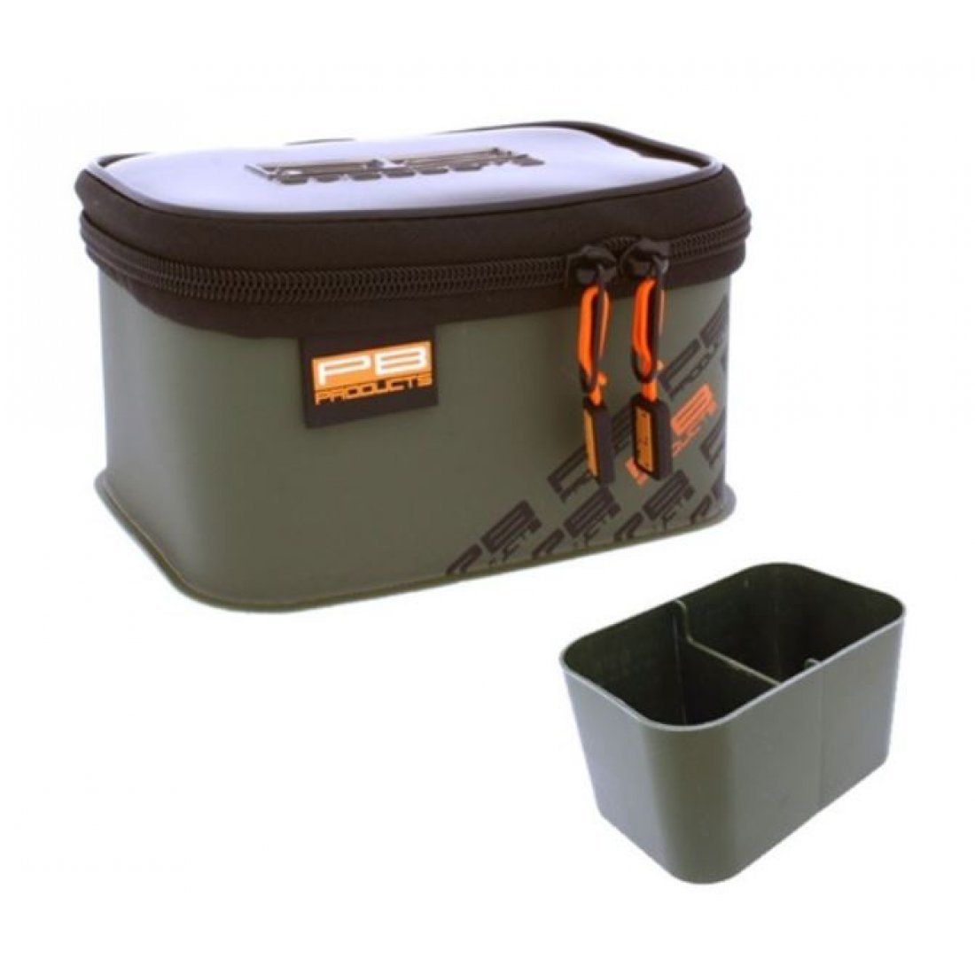 Сумка для аксессуаров c контейнером PB Products End Tackle EVA BaX 2 Compartments - Medium Сумка для аксессуаров c контейнером PB Products End Tackle EVA BaX 2 Compartments - Medium