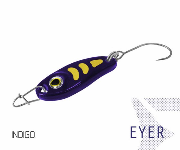 Блесна колеблющаяся Delphin EYER Spoon / 3,0g - INDIGO Блесна колеблющаяся Delphin EYER Spoon / 3,0g - INDIGO