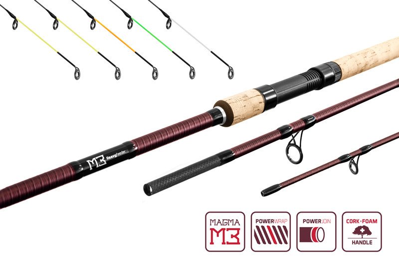 Удилище фидерное Delphin MAGMA M3 Medium feeder 3+5 tips / 360cm - 120g Удилище фидерное Delphin MAGMA M3 Medium feeder 3+5 tips / 360cm - 120g