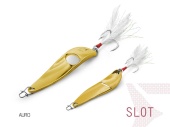 Блесна колеблющаяся DELPHIN SLOT Hook №4 / 7cm / 15g - AURO Блесна колеблющаяся DELPHIN SLOT Hook №4 / 7cm / 15g - AURO