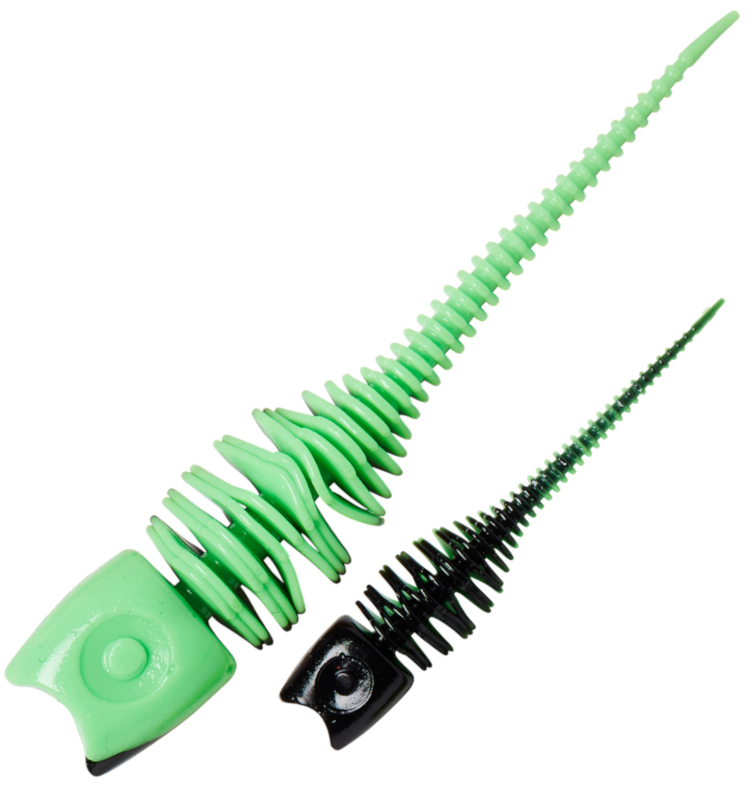 Силиконовые приманки DAM GARLIC TROUT LURE - 6cm / UV Green/Black - 10шт. Силиконовые приманки DAM GARLIC TROUT LURE - 6cm / UV Green/Black - 10шт.