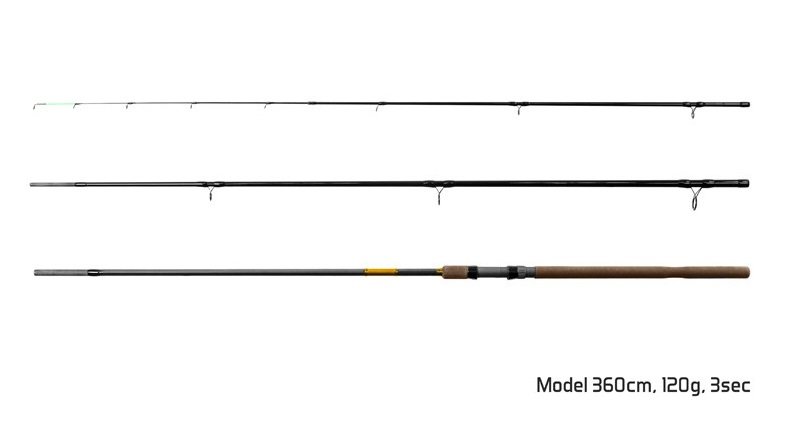 Удилище фидерное Delphin SYMBOL II Feeder 3+3 tips / 360cm - 120g Удилище фидерное Delphin SYMBOL II Feeder 3+3 tips / 360cm - 120g