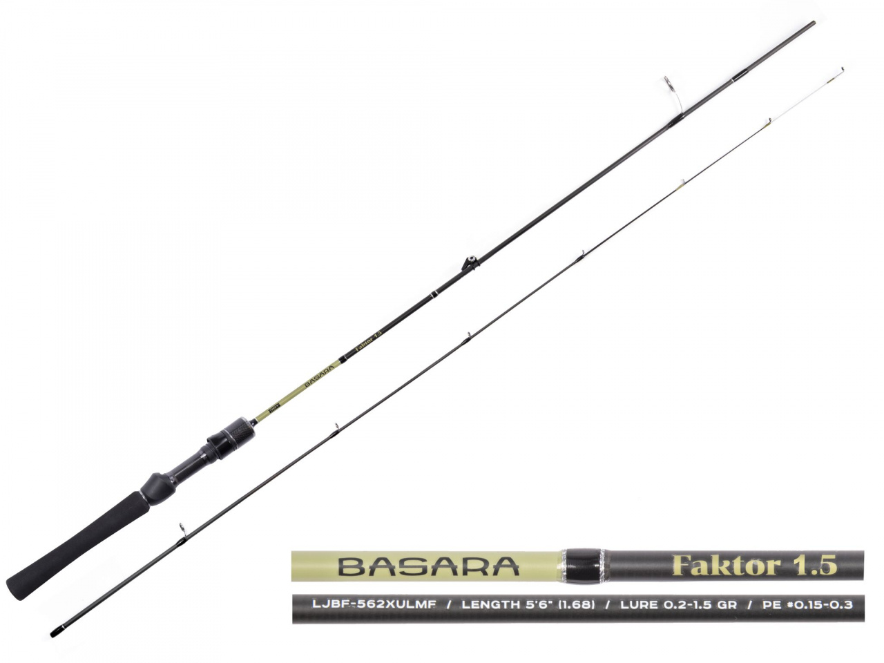Спиннинг Lucky John Basara FAKTOR 1.5 5'6" (1.68) Спиннинг Lucky John Basara FAKTOR 1.5 5'6" (1.68)