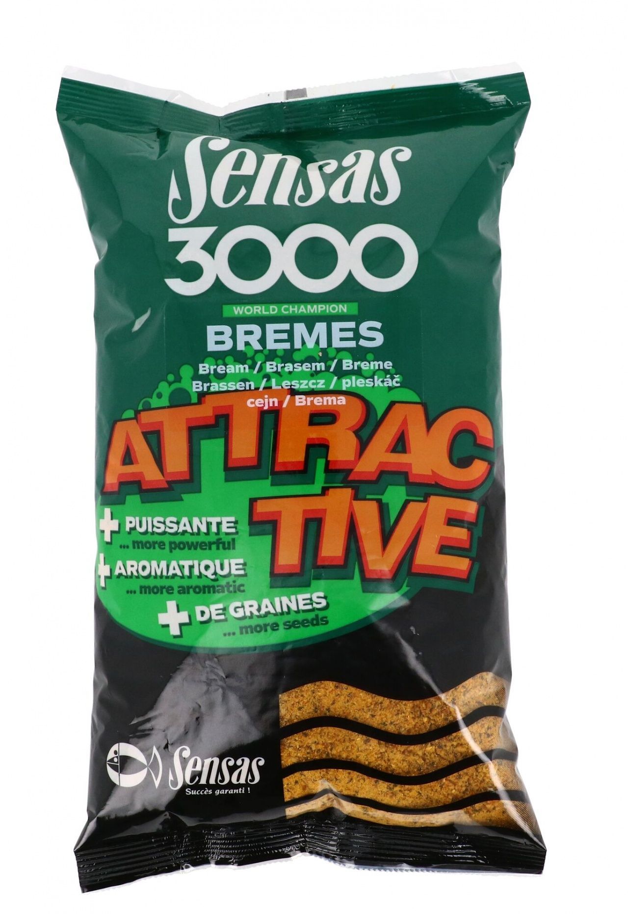 Прикормка Sensas 3000 ATTRACTIVE Bremes 1кг Прикормка Sensas 3000 ATTRACTIVE Bremes 1кг