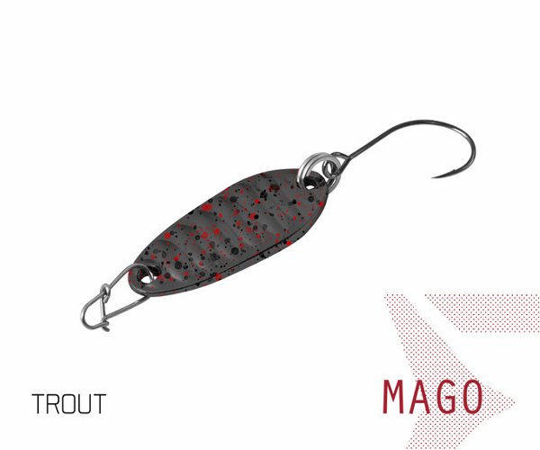Блесна колеблющаяся Delphin MAGO Spoon / 2,0g - TROUT Блесна колеблющаяся Delphin MAGO Spoon / 2,0g - TROUT