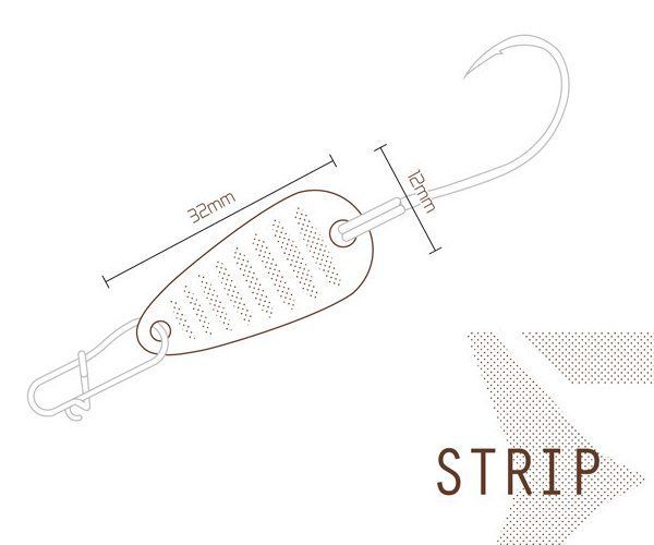 Блесна колеблющаяся Delphin STRIP Spoon / 2,0g - PINKY. Фото N2 Блесна колеблющаяся Delphin STRIP Spoon / 2,0g - PINKY. Фото N2