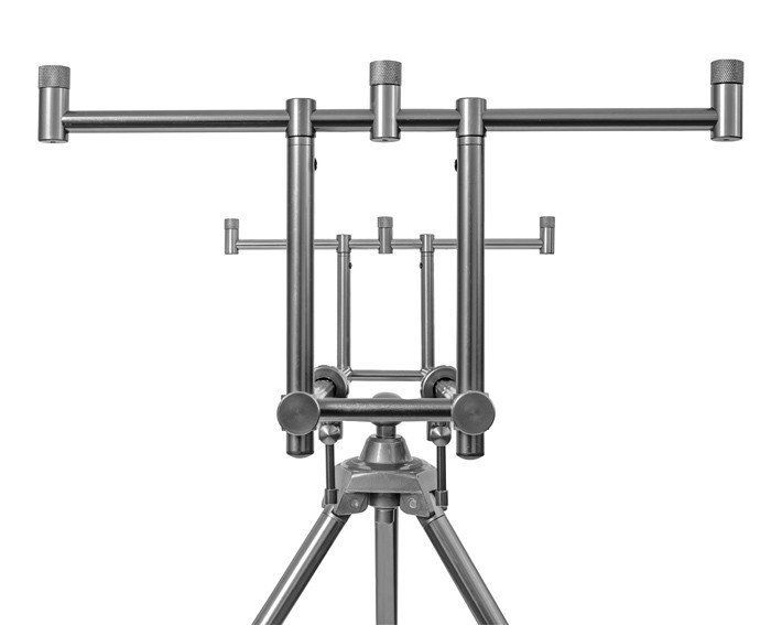 Подставка для 3 удилищ Delphin Tripod TPX3 Silver. Фото N2 Подставка для 3 удилищ Delphin Tripod TPX3 Silver. Фото N2