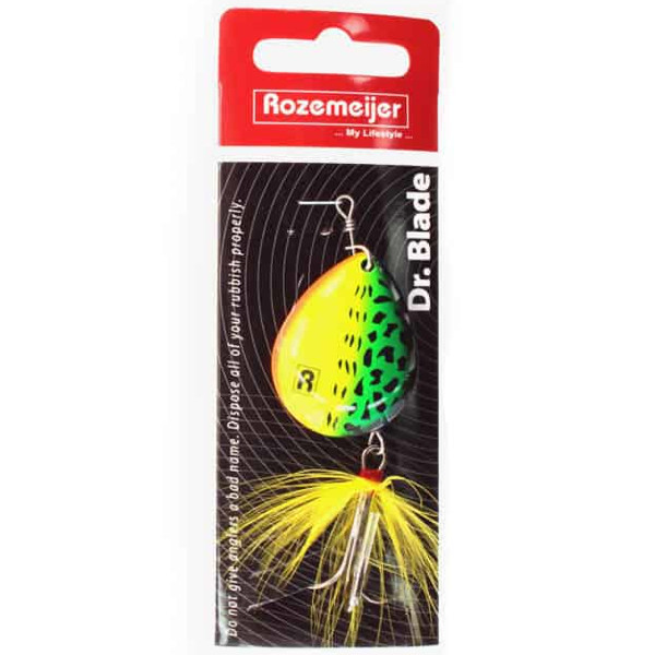 Блесна вращающаяся ROZEMEIJER DR. BLADE - №5 / 6.5g - Fire Tiger Блесна вращающаяся ROZEMEIJER DR. BLADE - №5 / 6.5g - Fire Tiger