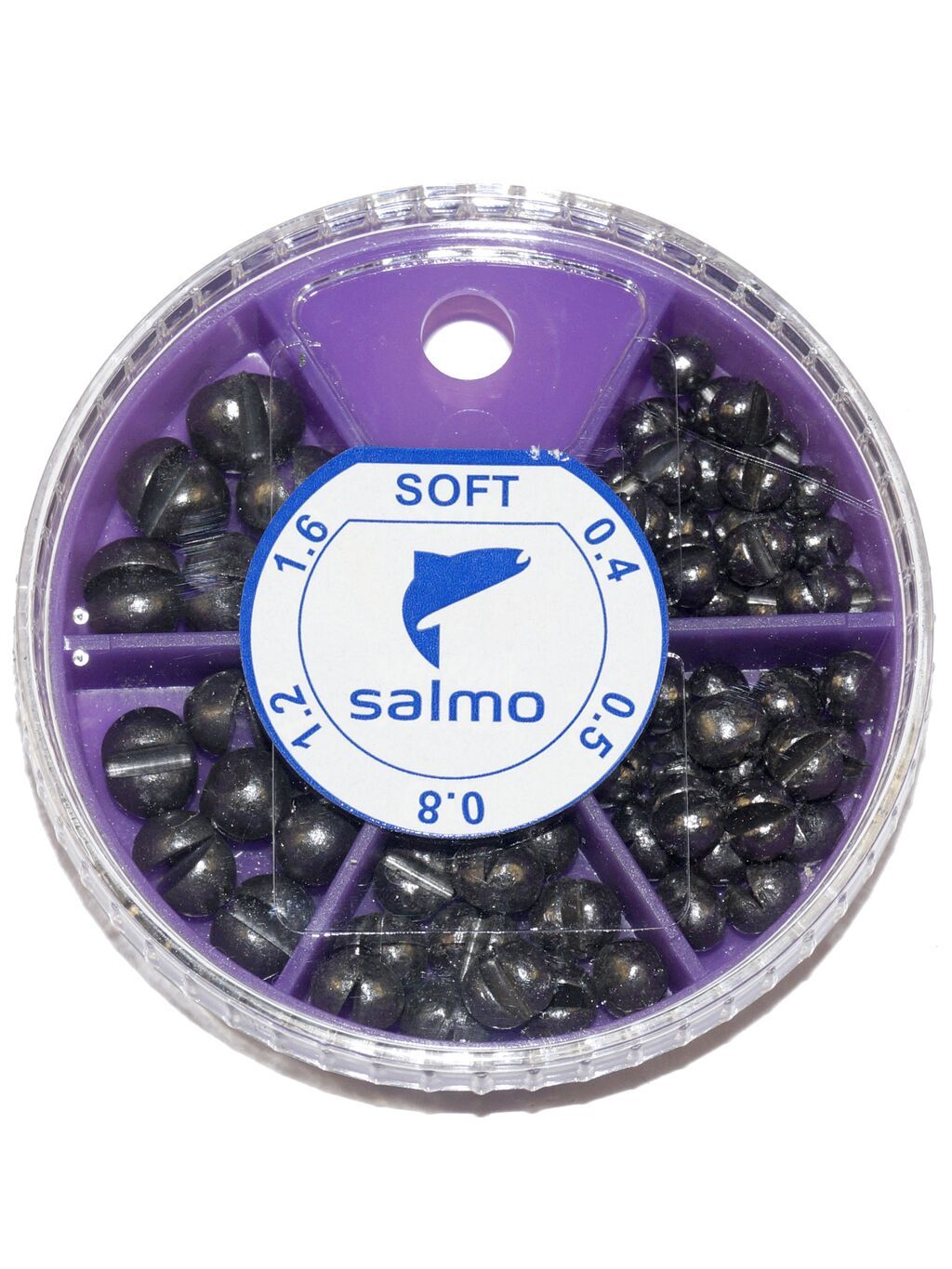 Грузила Salmo ДРОБЬ SOFT мягк. 5 секц. 0.4-1,6г 60г набор 2 Грузила Salmo ДРОБЬ SOFT мягк. 5 секц. 0.4-1,6г 60г набор 2