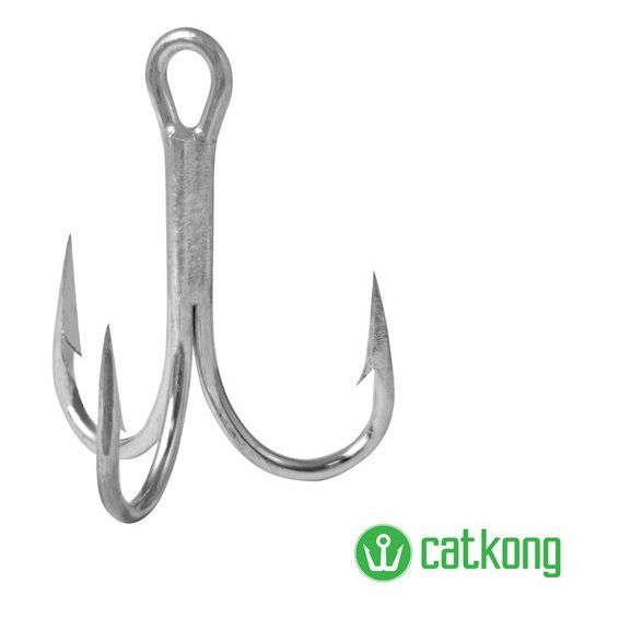 Крючки DELPHIN Catkong SuPOWER TREBLE №6/0 - 3шт.