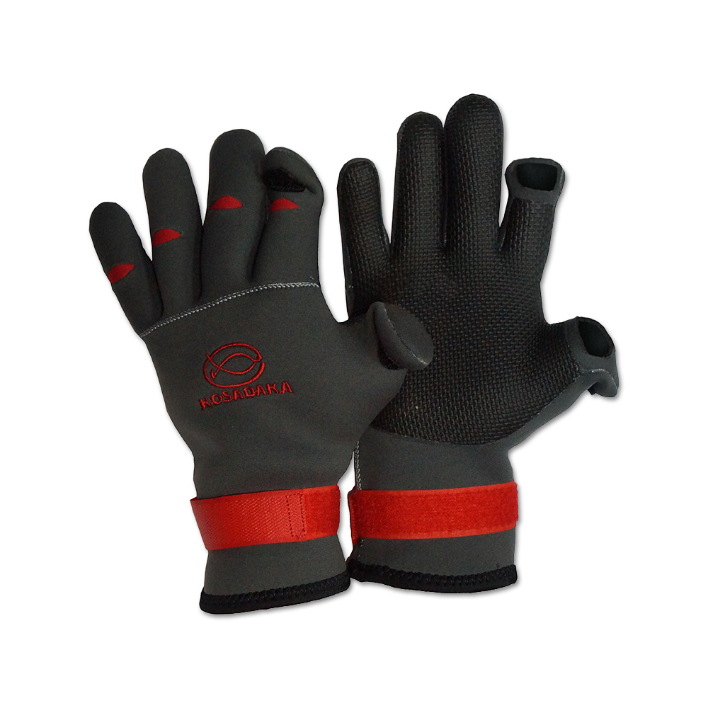 Перчатки неопреновые Kosadaka Sharks Fishing Gloves-70 XL