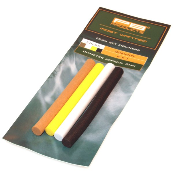 Плавающая пенка для Zig Rig PB Products Foam set Zig Liners / 4шт. Плавающая пенка для Zig Rig PB Products Foam set Zig Liners / 4шт.