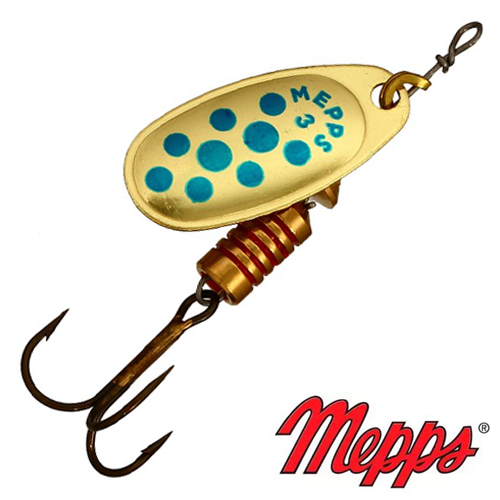 Блесна Mepps COMET DECOREE OR points bleus №3 6,5гр. Блесна Mepps COMET DECOREE OR points bleus №3 6,5гр.