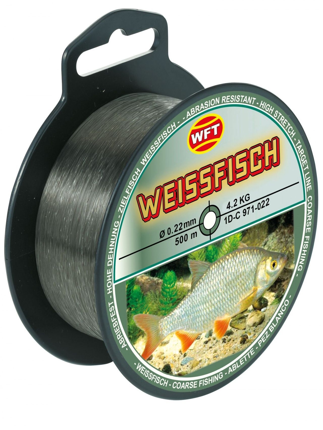 Леска монофильная WFT Zielfisch WEISSFISCH (МИРНАЯ РЫБА) 500/022 Леска монофильная WFT Zielfisch WEISSFISCH (МИРНАЯ РЫБА) 500/022