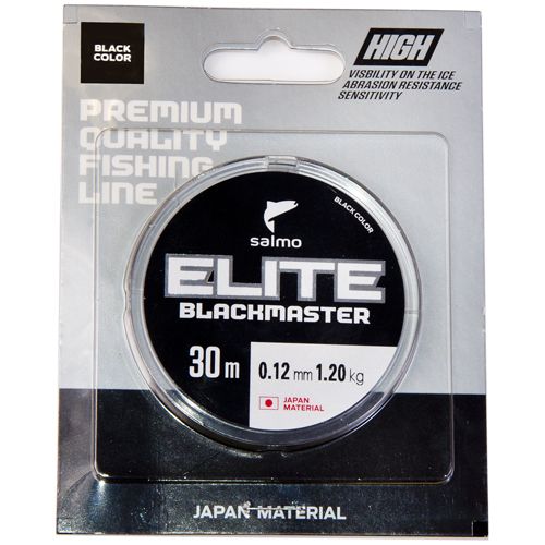 Леска Монофильная Зимняя Salmo Elite Blackmaster 30м 0.17мм 2.85кг Леска Монофильная Зимняя Salmo Elite Blackmaster 30м 0.17мм 2.85кг