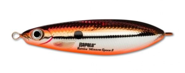 Блесна Rapala Rattlin Minnow Spoon SBR 8см, 16гр Блесна Rapala Rattlin Minnow Spoon SBR 8см, 16гр