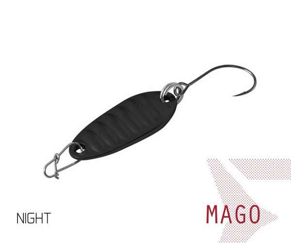 Блесна колеблющаяся Delphin MAGO Spoon / 2,0g - NIGHT Блесна колеблющаяся Delphin MAGO Spoon / 2,0g - NIGHT