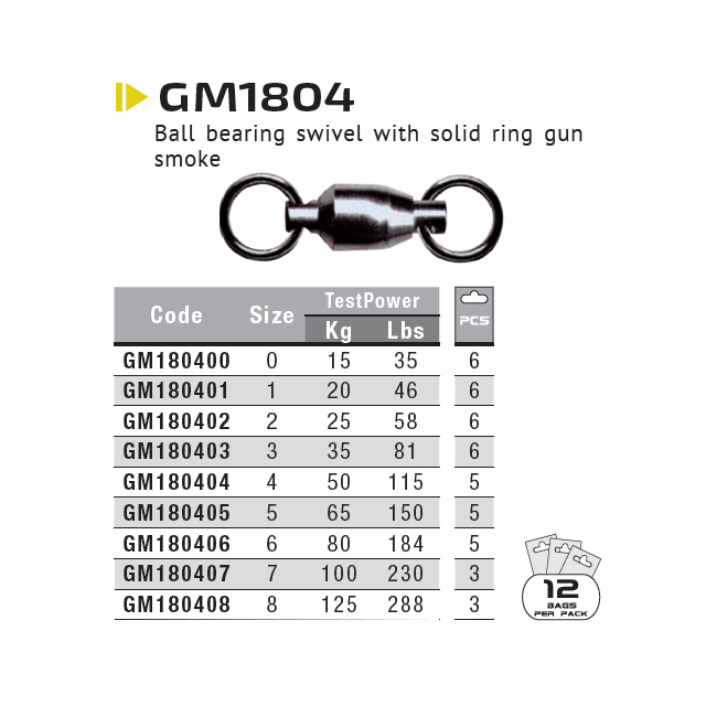 Вертлюг c подшипником Colmic Ball Bearing Swivel with Solid Ring / 5pcs. Фото N2 Вертлюг c подшипником Colmic Ball Bearing Swivel with Solid Ring / 5pcs. Фото N2
