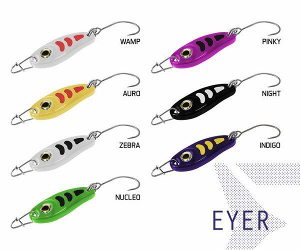 Блесна колеблющаяся Delphin EYER Spoon / 3,0g - WAMP. Фото N3 Блесна колеблющаяся Delphin EYER Spoon / 3,0g - WAMP. Фото N3