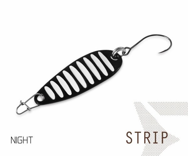 Блесна колеблющаяся Delphin STRIP Spoon / 2,0g - NIGHT Блесна колеблющаяся Delphin STRIP Spoon / 2,0g - NIGHT