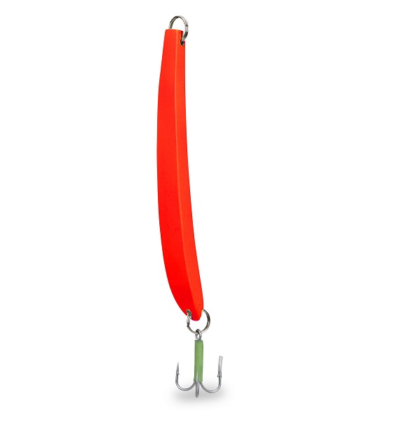 Пилькер AQUANTIC® BANANA PILK STEEL (Lead Free) Single Treble - 16,5cm / 150g - UV Red Пилькер AQUANTIC® BANANA PILK STEEL (Lead Free) Single Treble - 16,5cm / 150g - UV Red