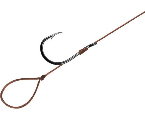 Поводки Delphin Feeder Rig Proxi 8 LOOP - 0.10mm / 12 cm / №6 - 6шт.