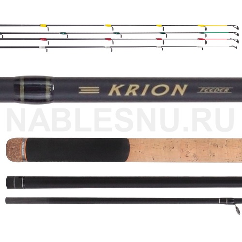 Удилище фидерное Colmic KRION 3.60мт.(40-160гр) 4 хлыста. Фото N3 Удилище фидерное Colmic KRION 3.60мт.(40-160гр) 4 хлыста. Фото N3