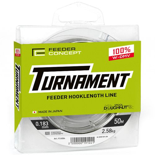 Леска монофильная Feeder Concept Turnament 50м 0,183мм Леска монофильная Feeder Concept Turnament 50м 0,183мм