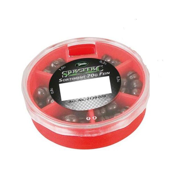 Грузила-дробинки SAENGER Specitec - Lead Split Shot / 70g / 0,2-1,0g Грузила-дробинки SAENGER Specitec - Lead Split Shot / 70g / 0,2-1,0g