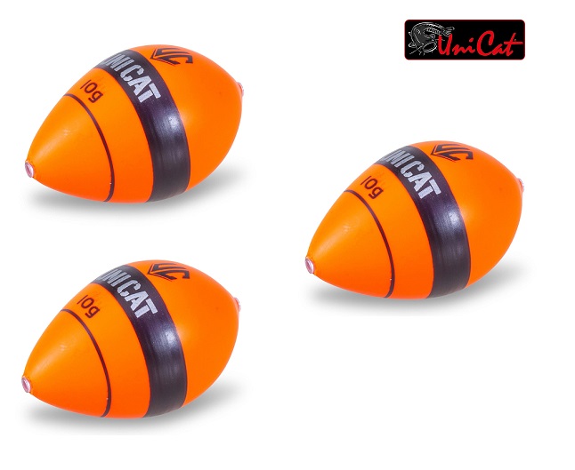 Полавок UNI CAT Lifter Egg / 10g / Fluo Red - 3шт. Полавок UNI CAT Lifter Egg / 10g / Fluo Red - 3шт.