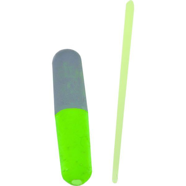 Цилиндр плавающий со стопором IRON TROUT Pilot Stick - Green/Grey - 8шт. S / 3 x 12mm 
