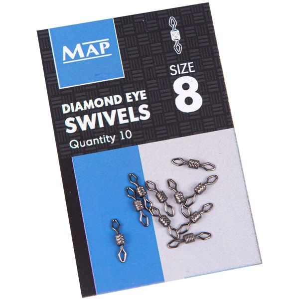 Вертлюг MAP Diamond Eye Swivel / 10шт. Вертлюг MAP Diamond Eye Swivel / 10шт.