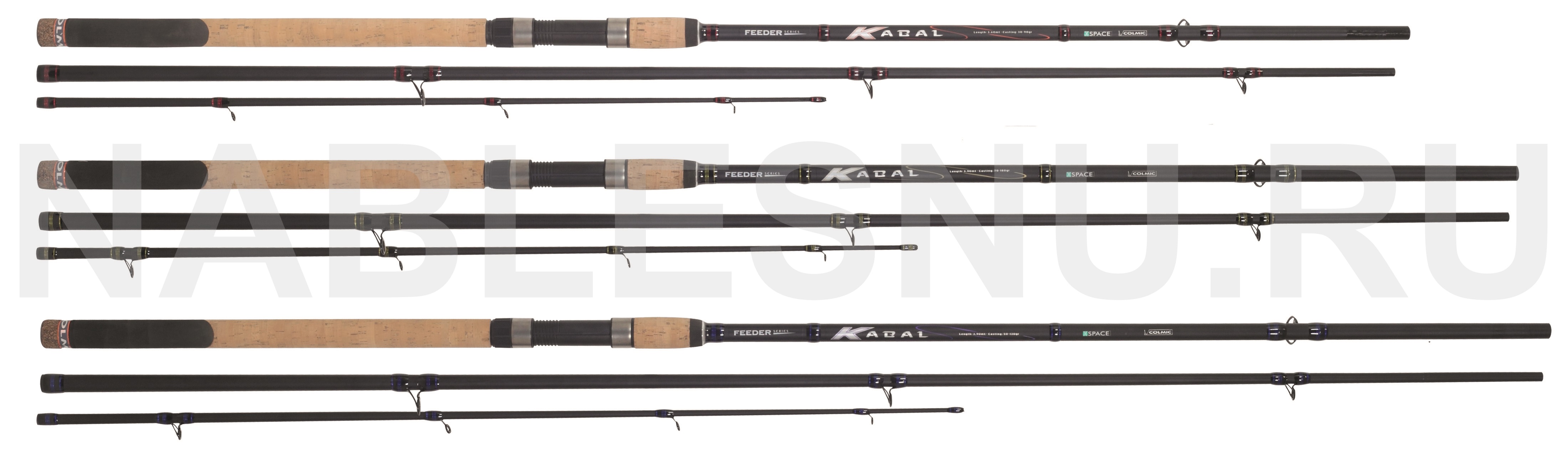 Удилище фидерное Colmic KABAL 3,90mt (50-120gr) 3 вершики (1.5oz, 3oz, 4.5oz). Фото N4 Удилище фидерное Colmic KABAL 3,90mt (50-120gr) 3 вершики (1.5oz, 3oz, 4.5oz). Фото N4
