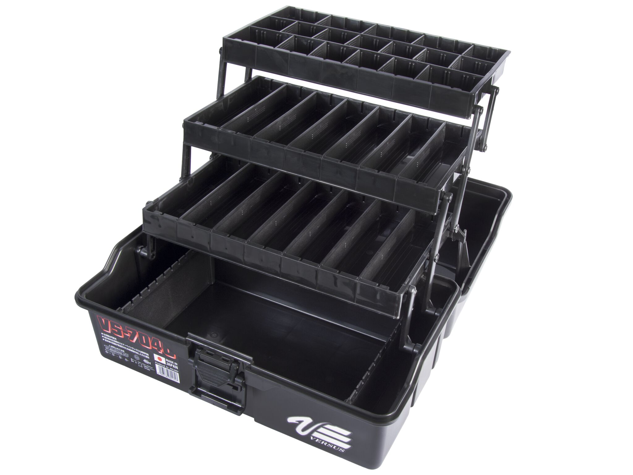 Ящик Рыболовный Meiho Vs-7040 Black 390X220X220. Фото N4 Ящик Рыболовный Meiho Vs-7040 Black 390X220X220. Фото N4
