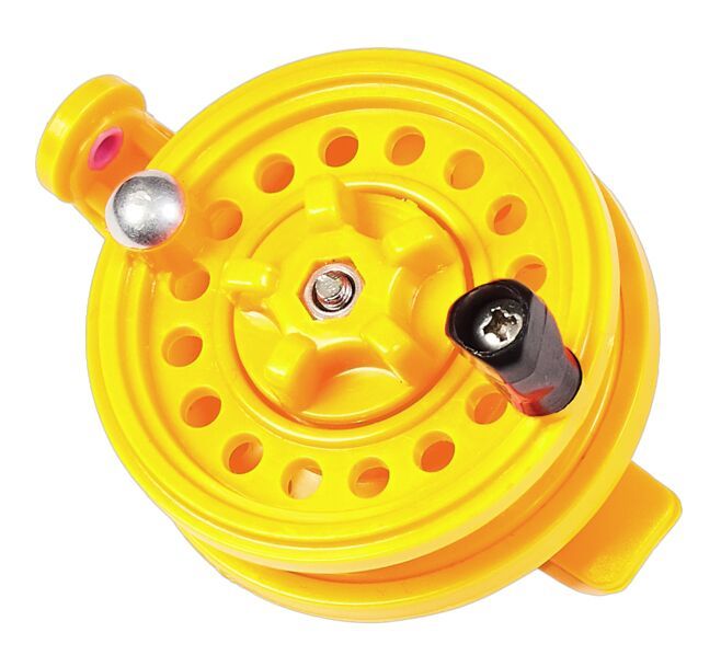 Катушка проводочная Salmo ICE HR 5.8см жёлтая Катушка проводочная Salmo ICE HR 5.8см жёлтая