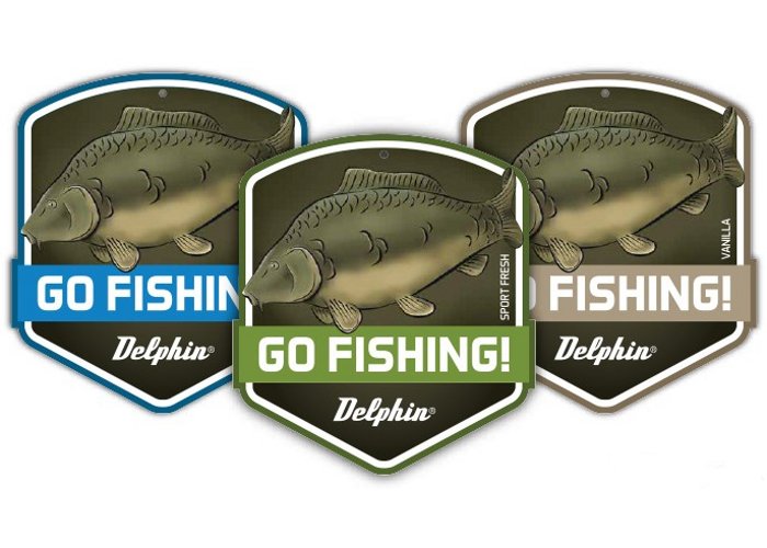 Освежитель воздуха для машины Delphin GO FISHING! Carp - 8x9cm - SPORT FRESH Освежитель воздуха для машины Delphin GO FISHING! Carp - 8x9cm - SPORT FRESH