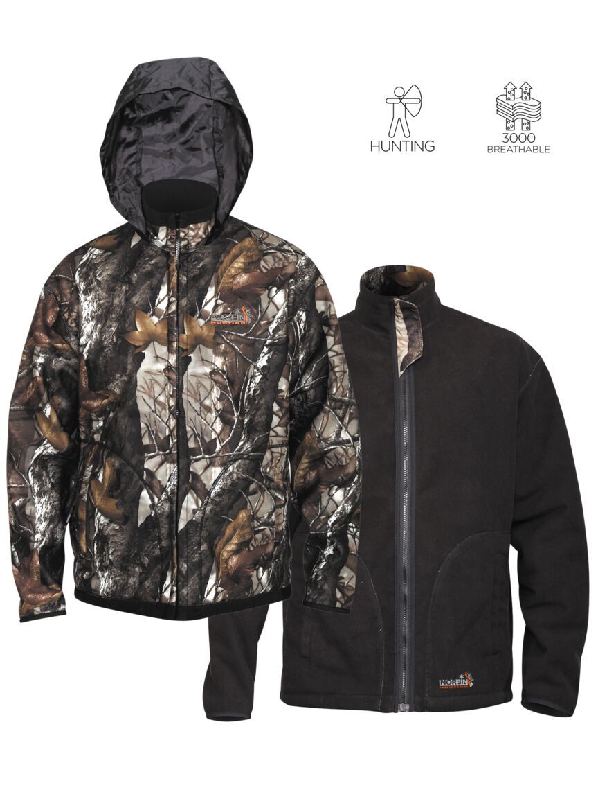Куртка Norfin Hunting THUNDER STAIDNESS/BLACK двухстор. 04 р.XL Куртка Norfin Hunting THUNDER STAIDNESS/BLACK двухстор. 04 р.XL