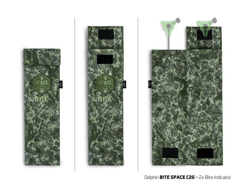 Чехол для 2 свингеров DELPHIN Bite SPACE C2G - Camouflage. Фото N2 Чехол для 2 свингеров DELPHIN Bite SPACE C2G - Camouflage. Фото N2